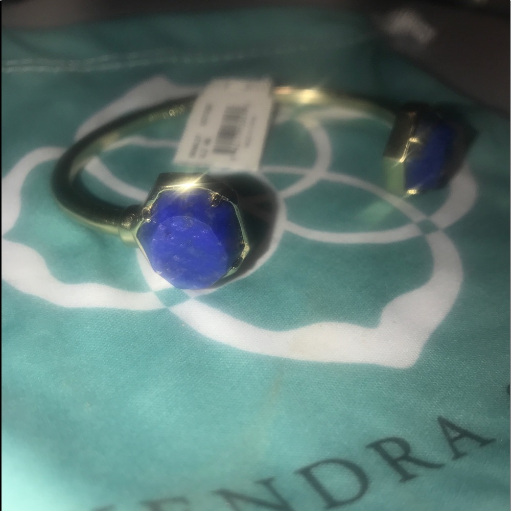 Kendra Scott adjustable Cuff lapis blue